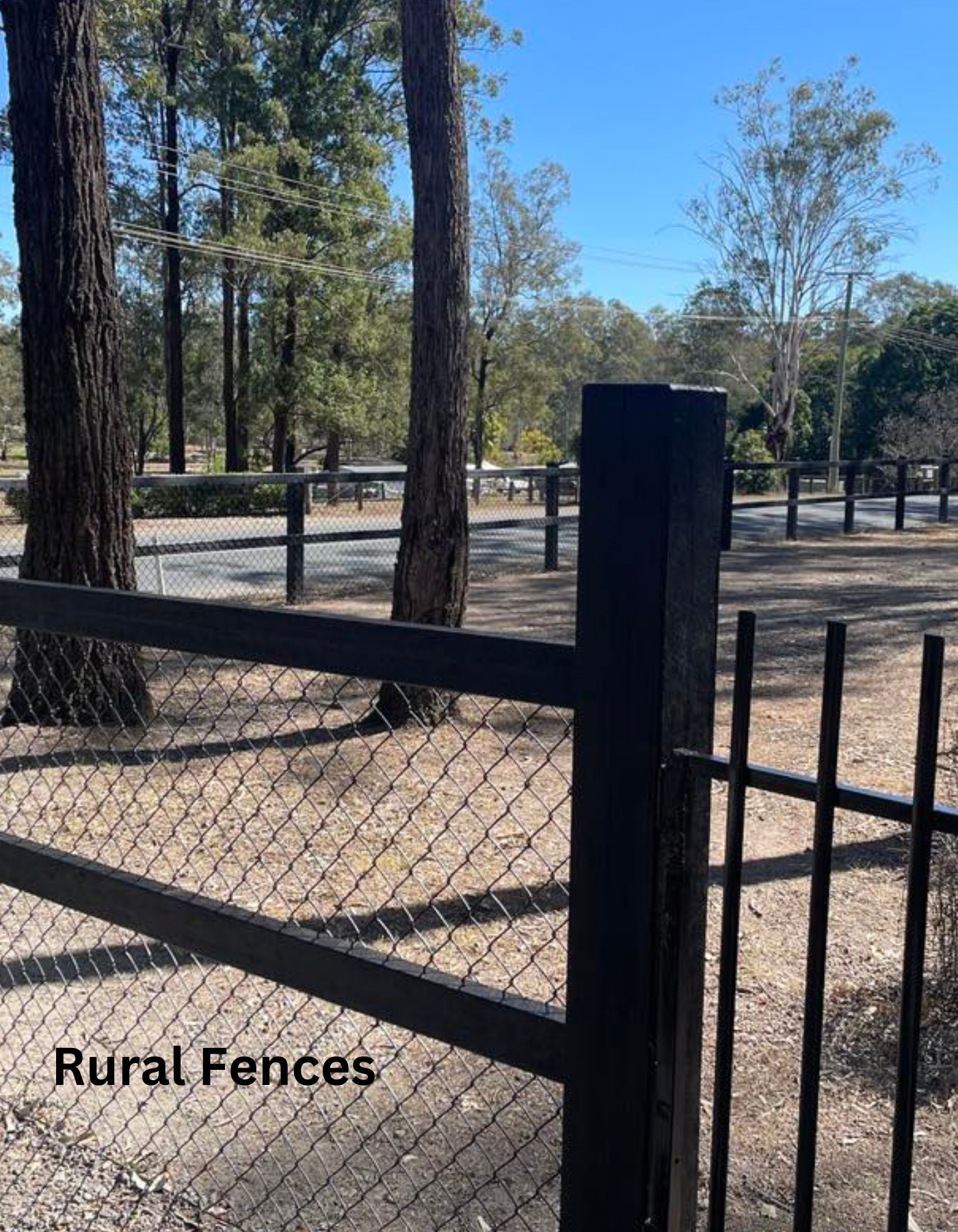 Rural Fence in South East Queensland