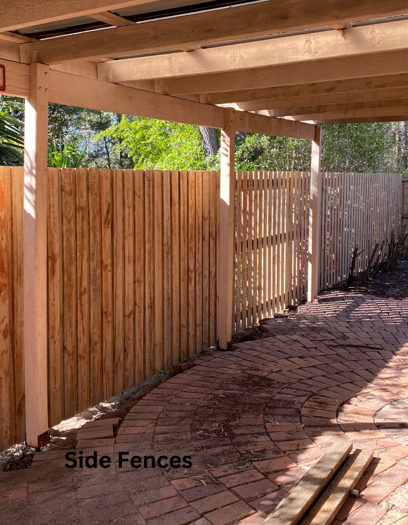 Side Fence build by Top Property Services