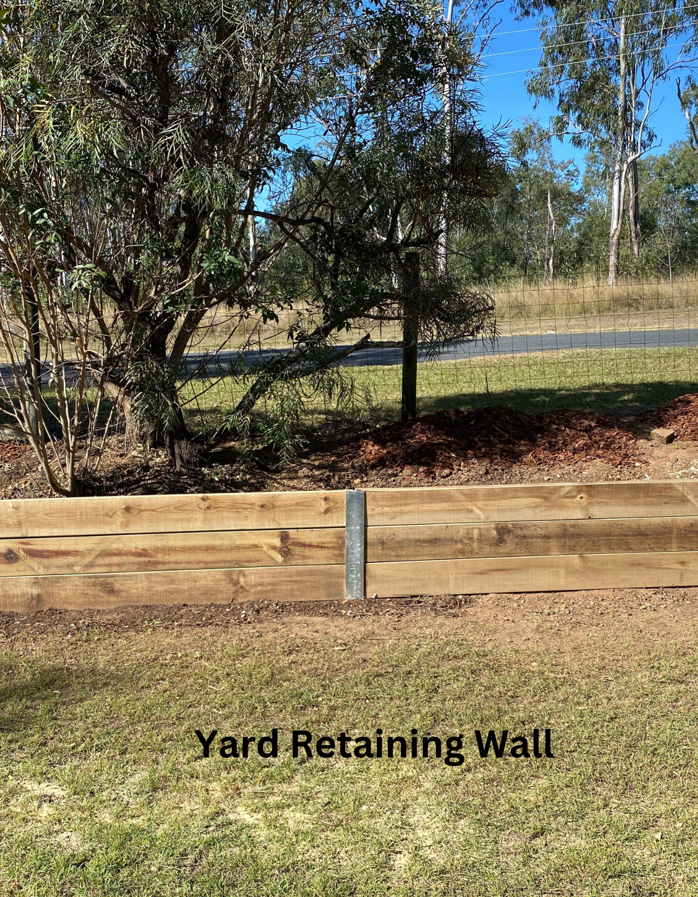 Yard retaining Wall